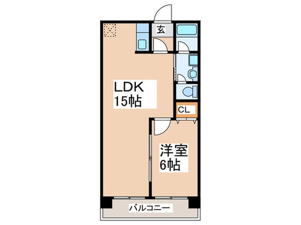 ロイヤルハイツ河田の物件間取画像